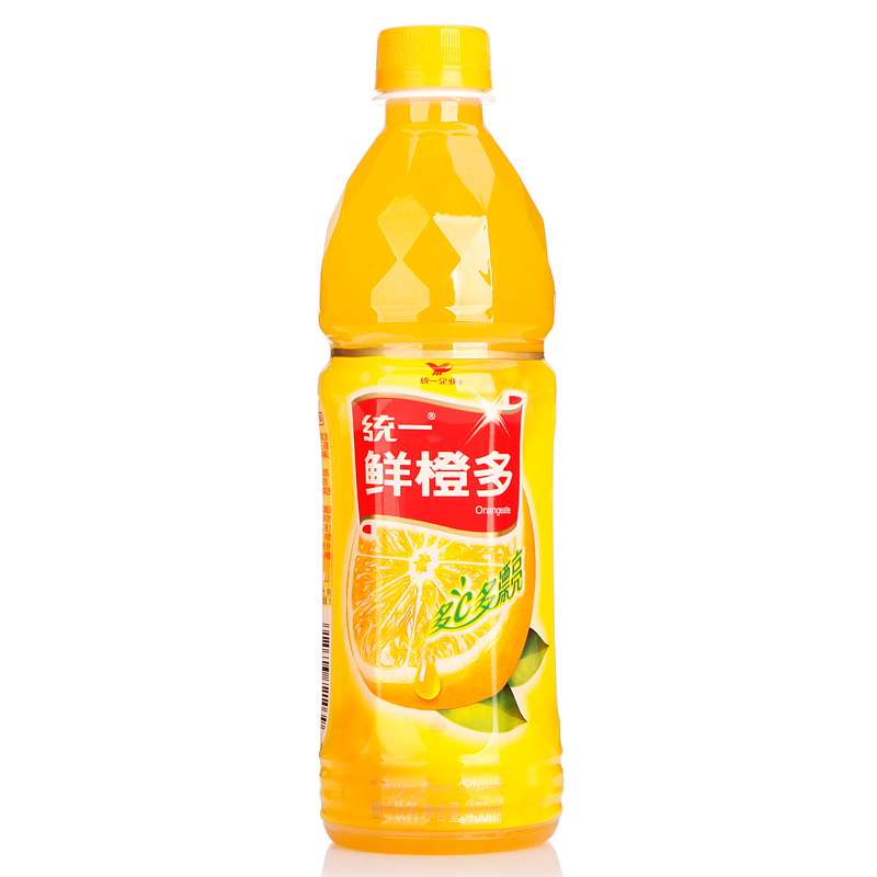 统一 鲜橙多450ml15瓶 优质柳橙原汁,多c多漂亮